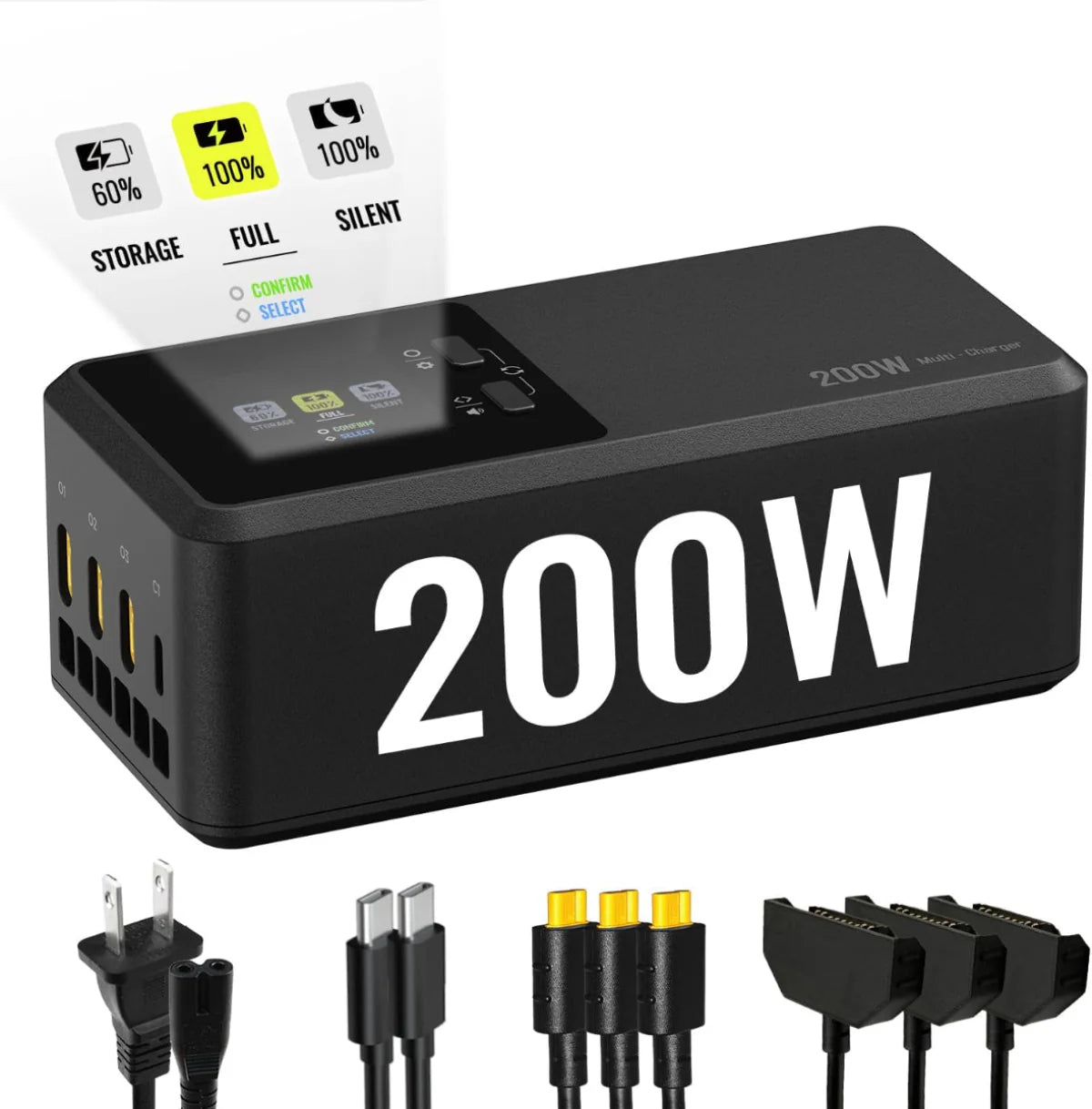 LKTop 200W Schnellladegerät für DJI Matrice 4 Series