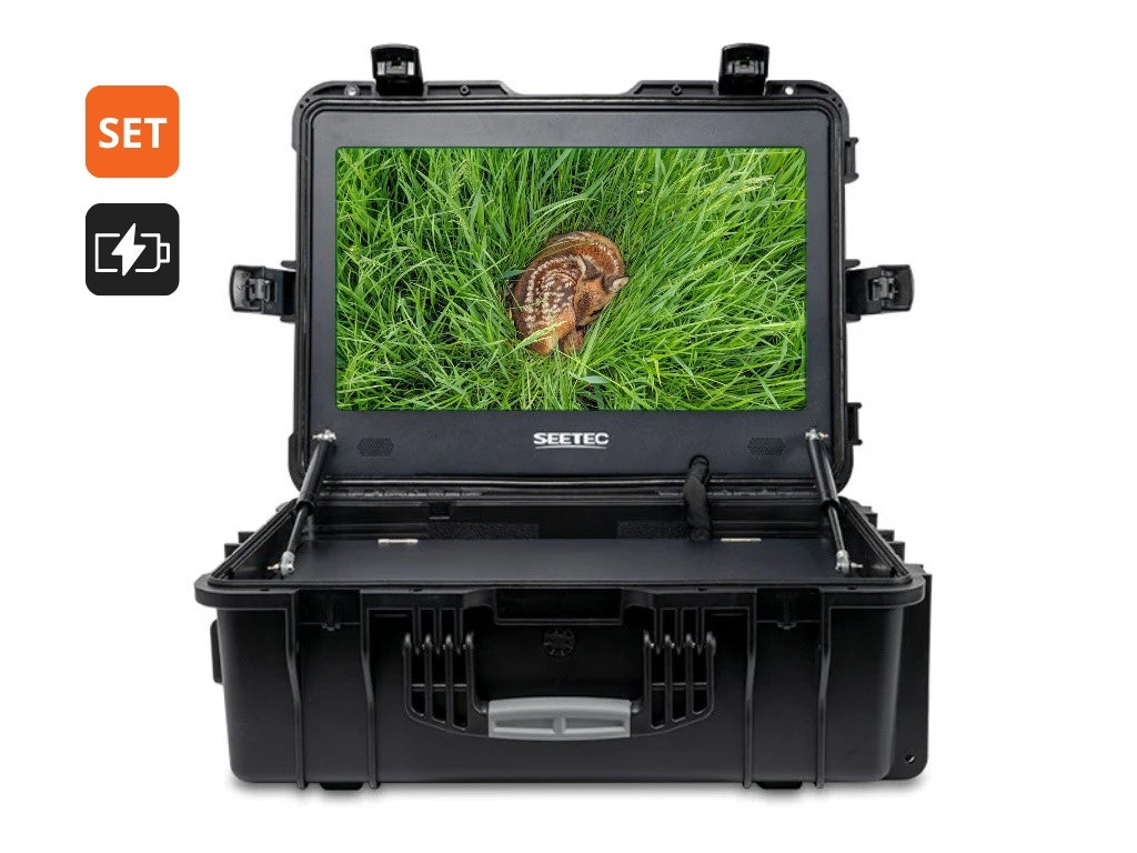 Monitorkoffer-Set Feelworld SEETEC WPC215 - 21,5" inkl. Batterien