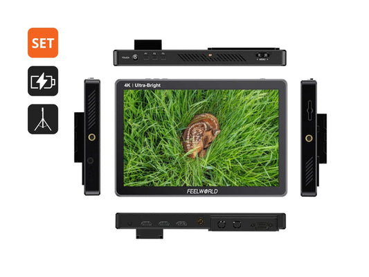 Zusatzmonitorset Feelworld 10" mit Stativ
