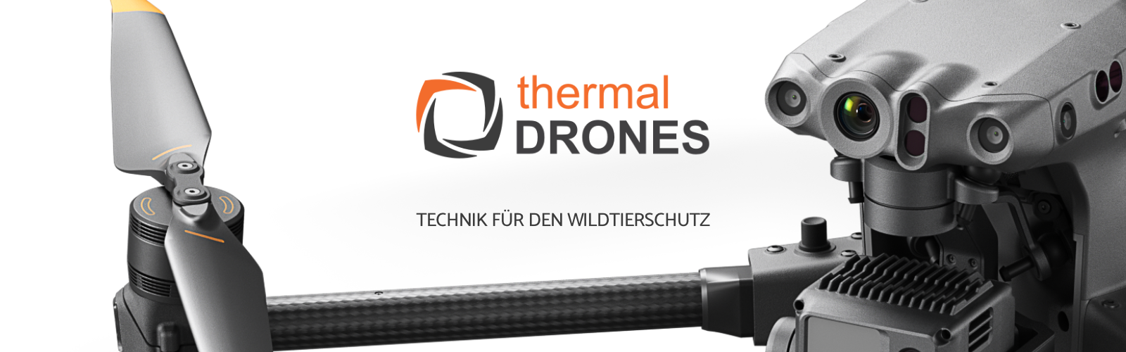 Thermal DRONES Logobild mit Drohne
