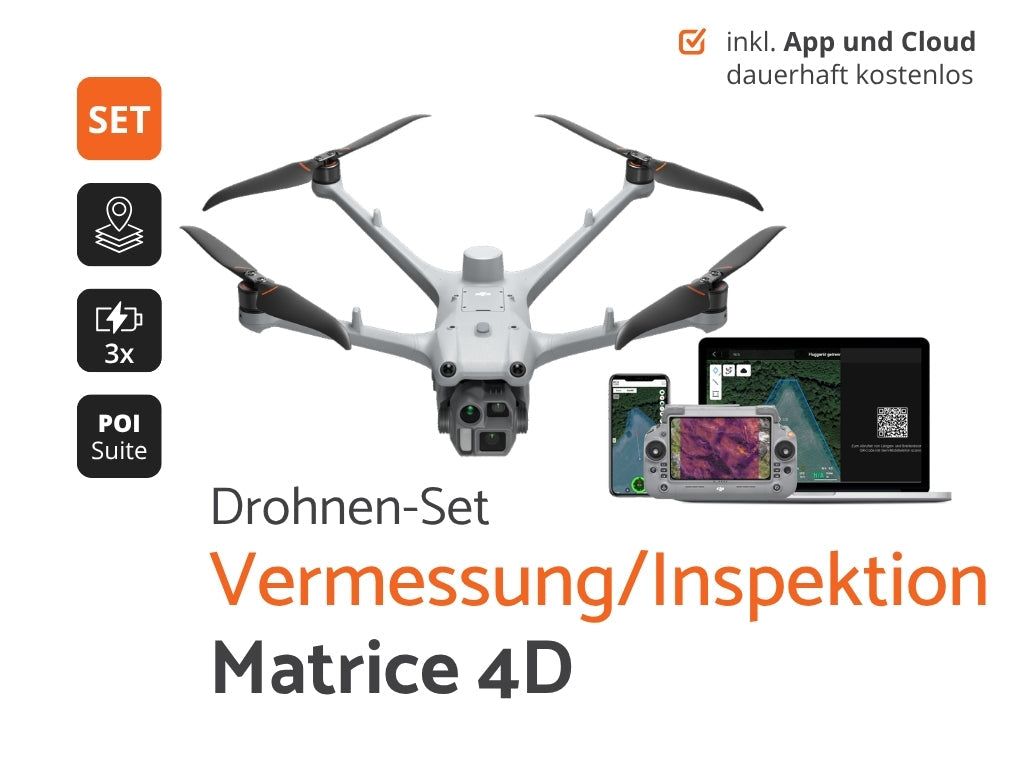 Vermessungs-/Inspektions-Set DJI Matrice 4D