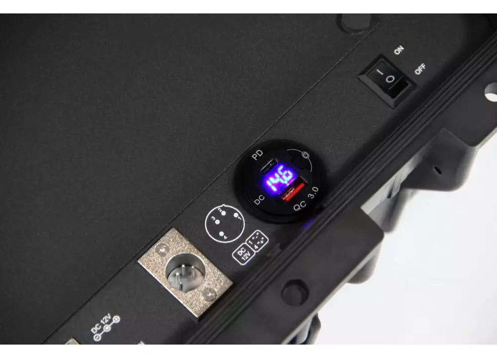 Feelworld 21,5" Monitorkoffer 1000cdm² inkl. Akku und Stativ